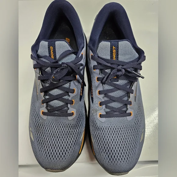 Brooks Gray and Orange Athletic Shoes‎ Brooks Glycerin 23 M Shoes Gray-Orange [1104761D005  main image 3